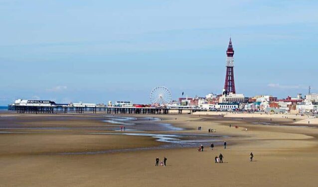 Plage de Blackpool