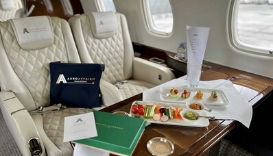 Menu gourmet su jet privati: il massimo del lusso e del piacere