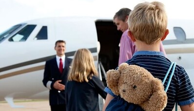 Jet privati e bambini