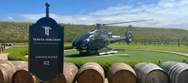 Castello di Ferrières: esperienza in elicottero