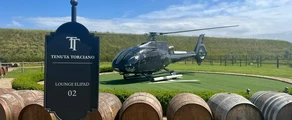 Tour in elicottero dei grandi vigneti d'Italia